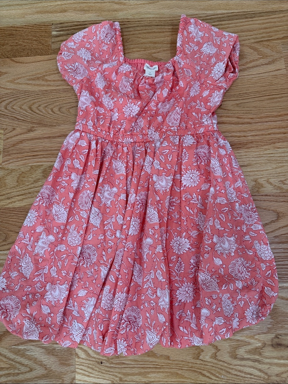 Crew cuts Coral-Pink Girls' Dress - size 7